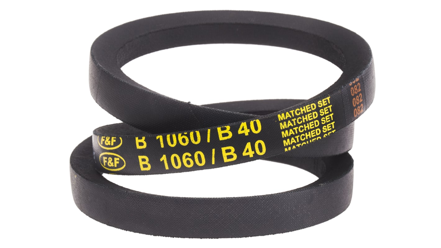 RS PRO プーリー ベルト, Bベルト部, 幅 17mm, 長さ 1010mm