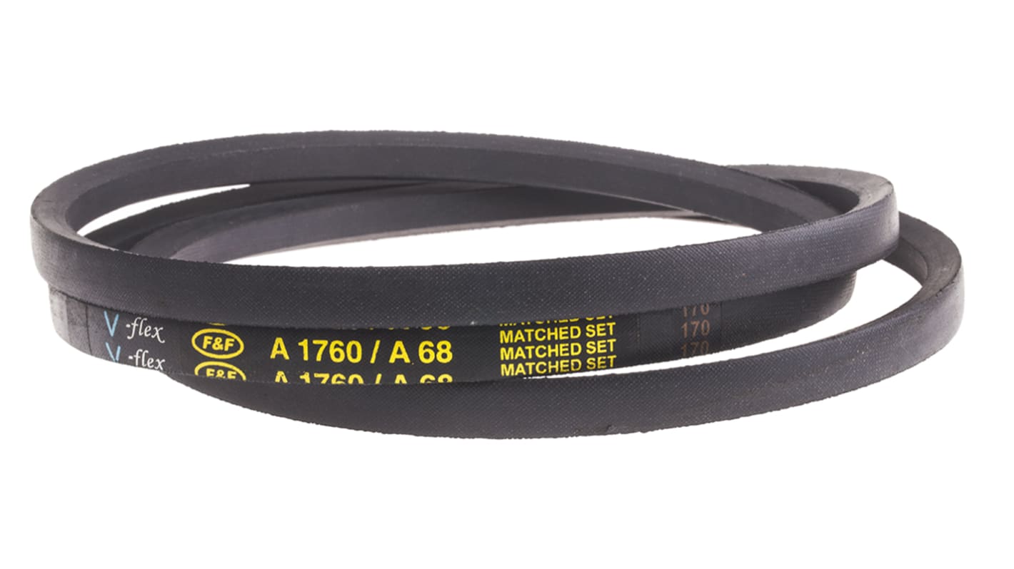 RS PRO Drive Belt, belt section A, 1720mm Length