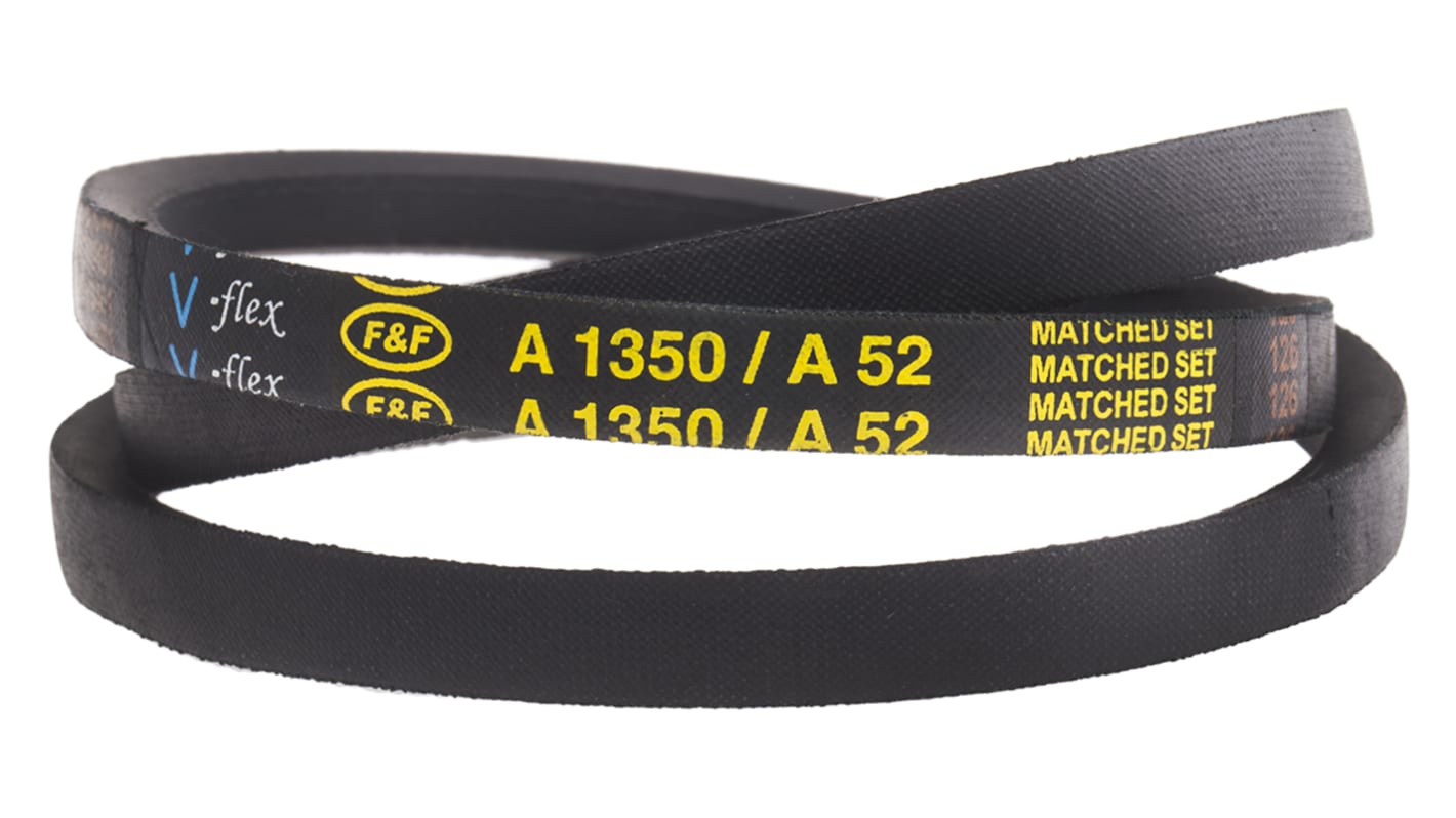 RS PRO Drive Belt, belt section A, 1320mm Length