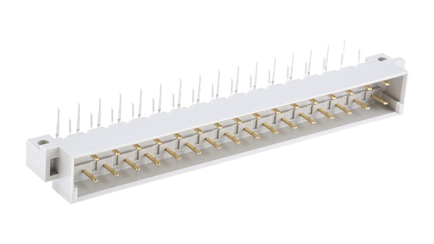 HARTING 32 Way 5.08mm Pitch, Type D Class C2, 2 Row, Right Angle DIN 41612 Connector, Plug