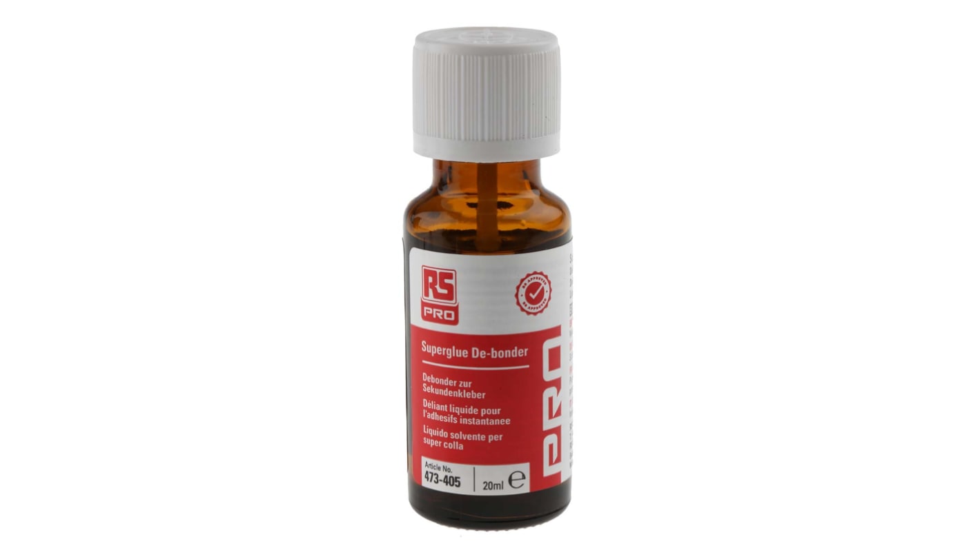 Dissolvant pour Adhésif en cyanoacrylate, Bouteille 20 ml