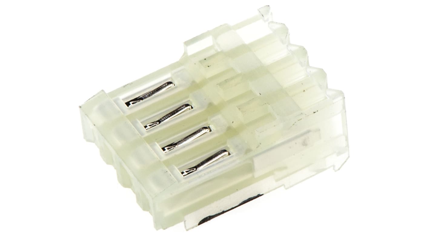 Carcasa de conector Pancon CE100F24-4/RS, Serie CE, paso: 2.54mm, 4 contactos, , 1 fila filas, Ángulo de 90° , Hembra,