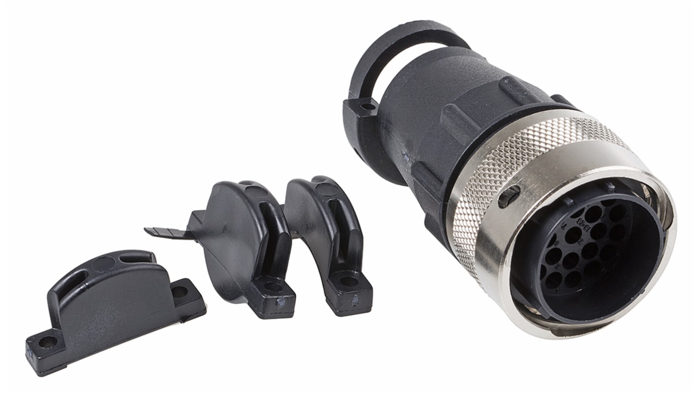 ITT Cannon Circular Connector, 23 Contacts, Cable Mount, Plug, Male, IP65, Trident Ringlock Series