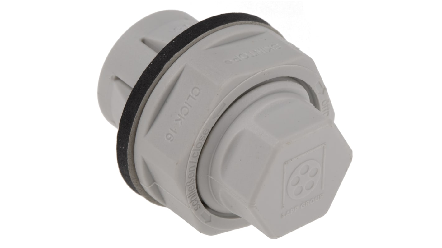 Lapp Blanking Plug, M16, 16.3mm Hole Diameter, Polyamide, Threaded