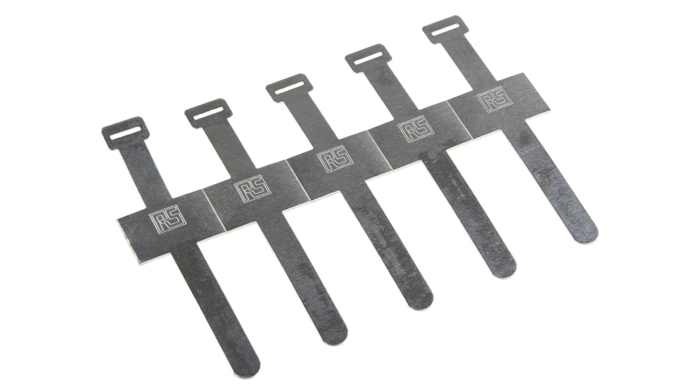 Clip serre-câbles RS PRO, Ø maximum 19.3mm, en Aluminium, type Clip de serre câble