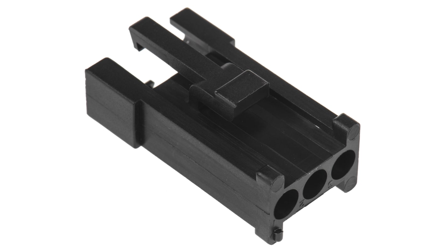 ITT Cannon 连接器外壳公插, 3p, 5.08mm间距, Trident系列