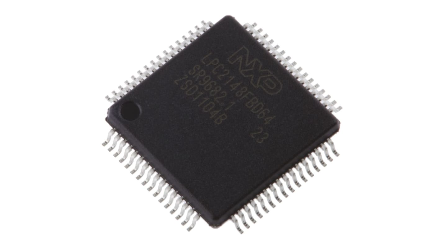 NXP, 16bit ARM7TDMI-S, LPC21 Microcontroller, 60MHz, 512 kB Flash, 64-Pin LQFP