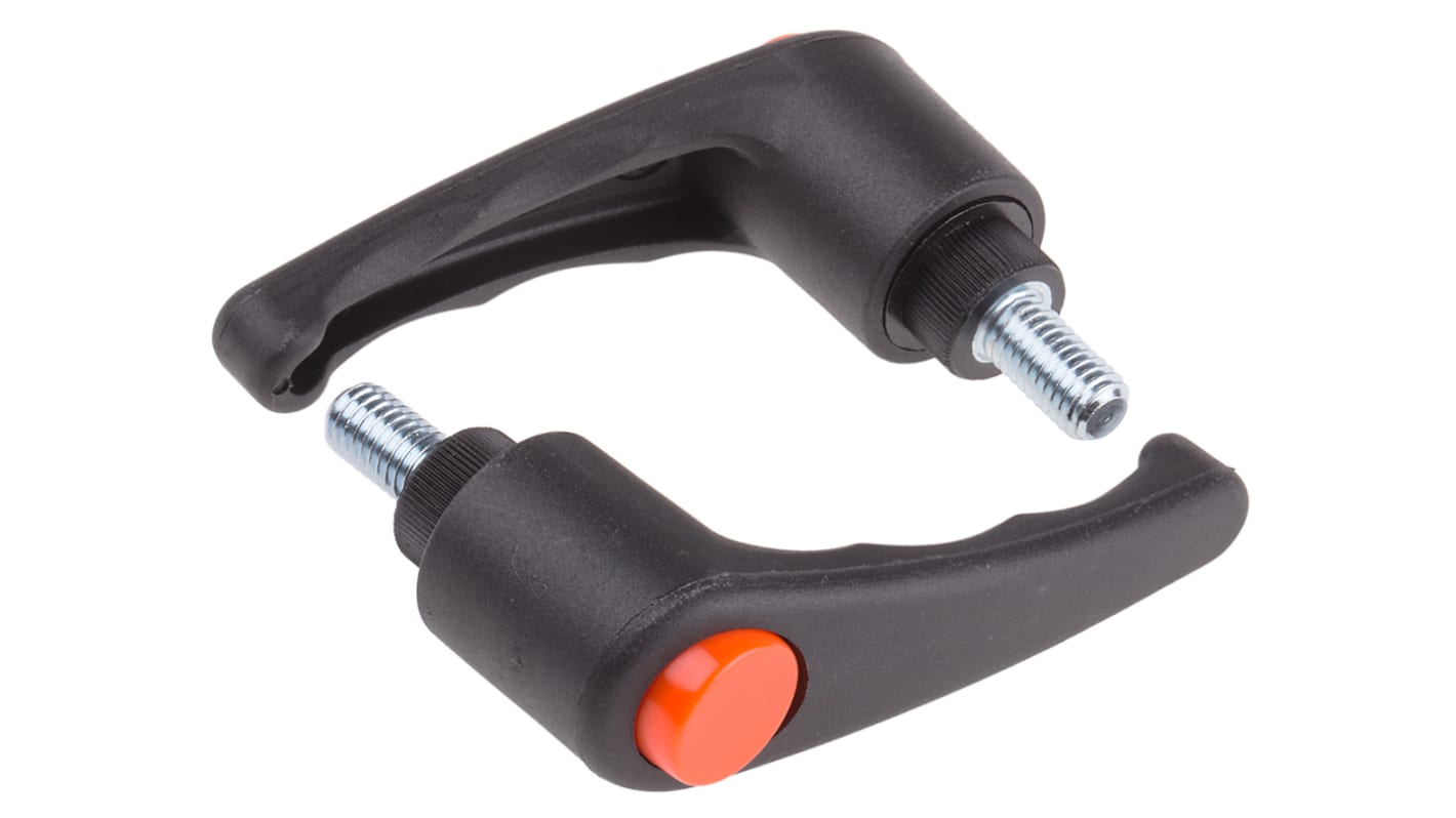 RS PRO Clamping Lever, M8 x 15mm