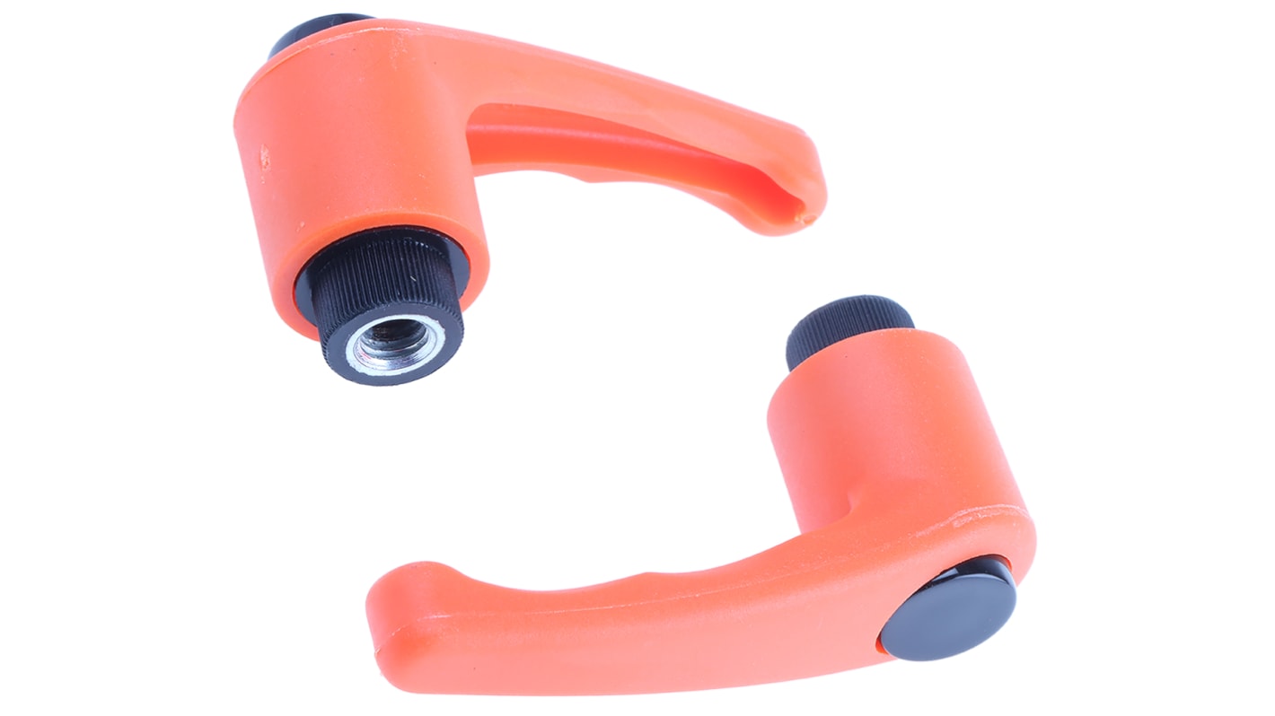RS PRO Steel Clamping Lever, M8 x 12mm