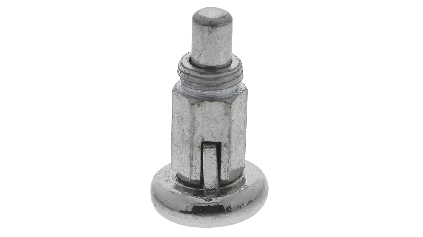 RS PRO 30.4mm长 镀锌 钢 六角 分度螺栓, M10 x 1, 18mm头直径