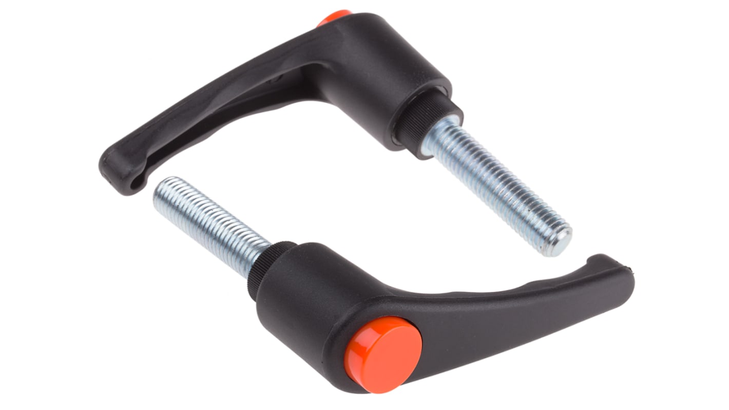 RS PRO Clamping Lever, M12 x 50mm