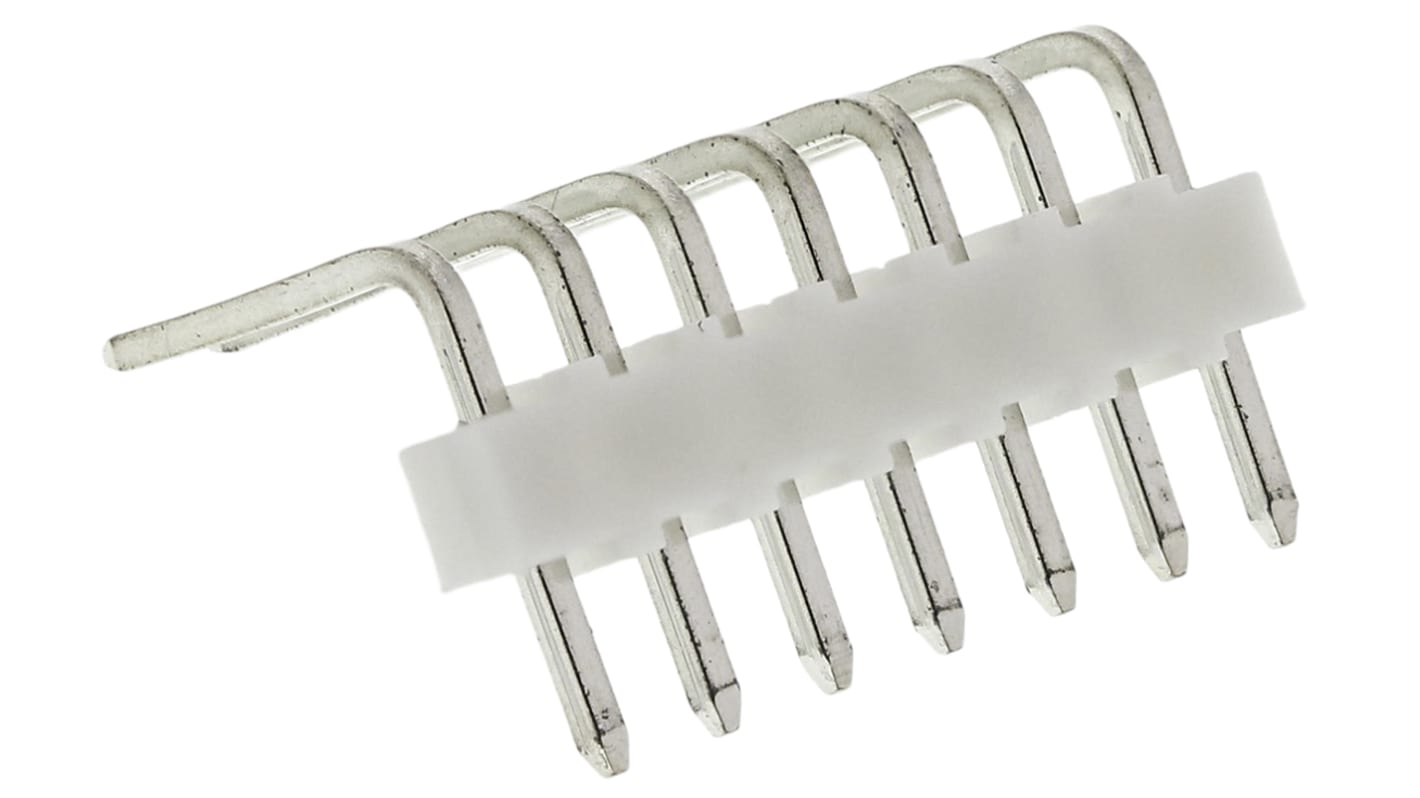 Molex KK 254 Series Right Angle Through Hole Pin Header, 7 Contact(s), 2.54mm Pitch, 1 Row(s), Unshrouded
