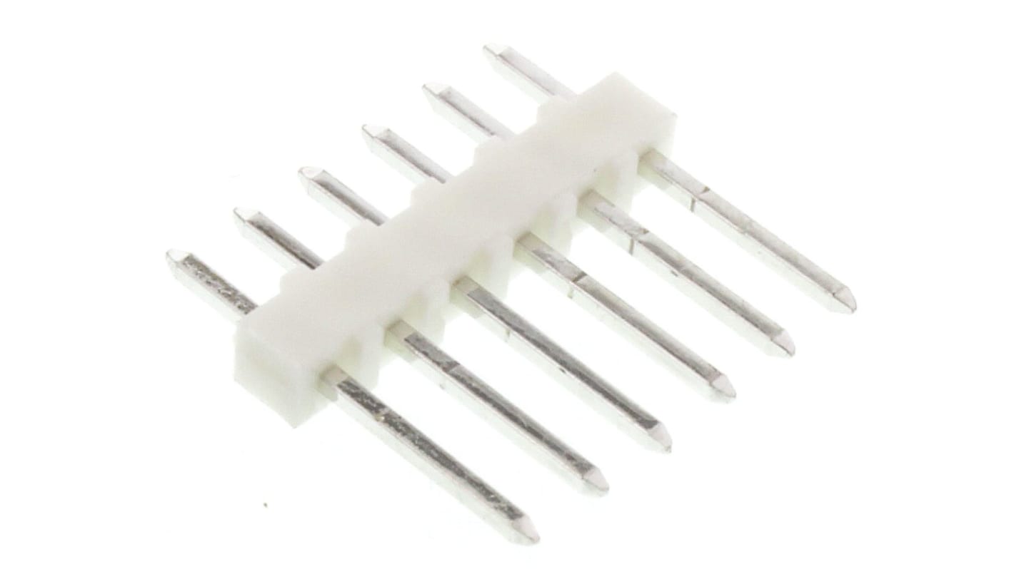 Molex KK 254 Series Straight Through Hole Pin Header, 6 Contact(s), 2.54mm Pitch, 1 Row(s), Unshrouded