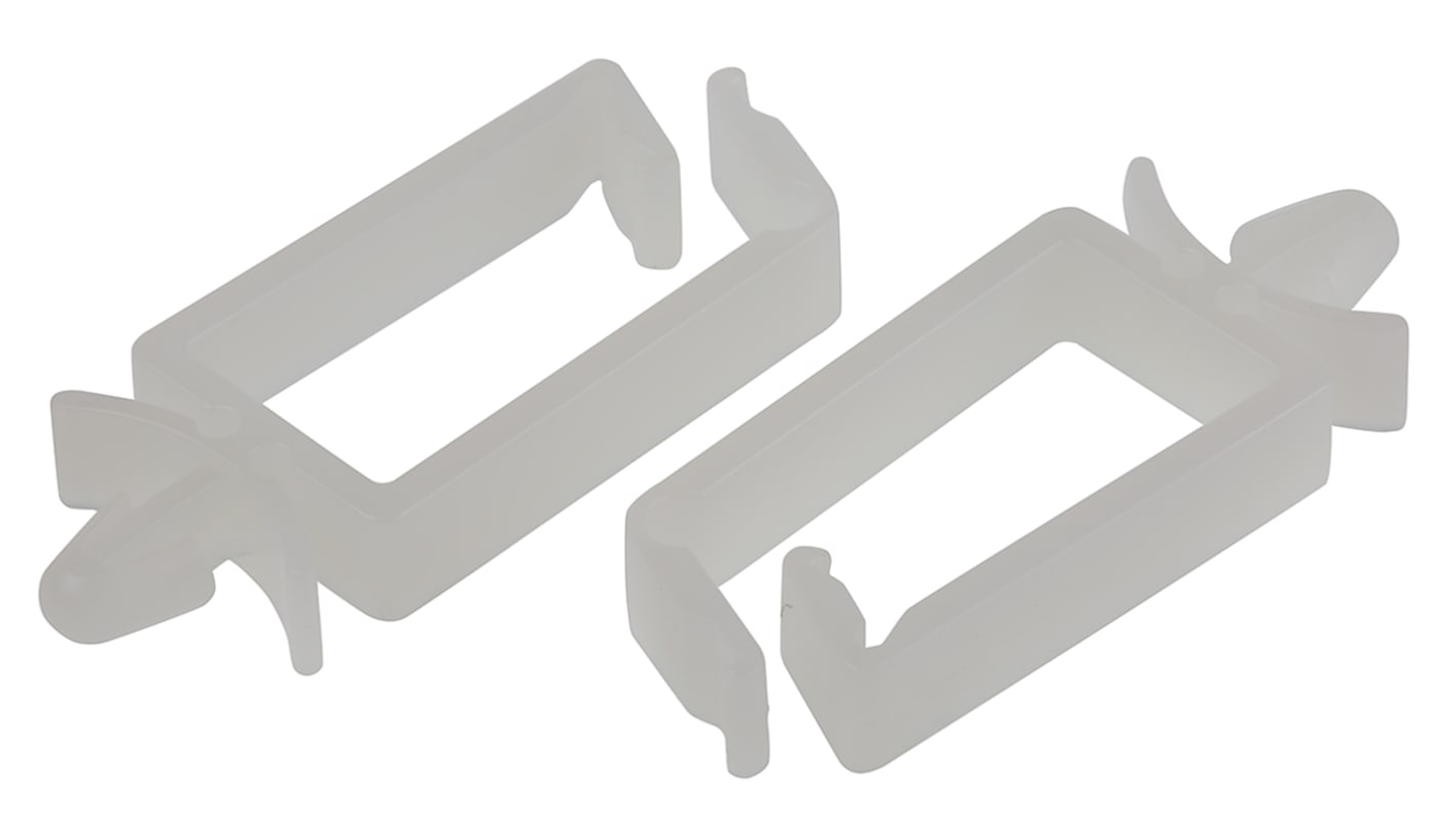 RS PRO Natural Nylon Saddle Clip