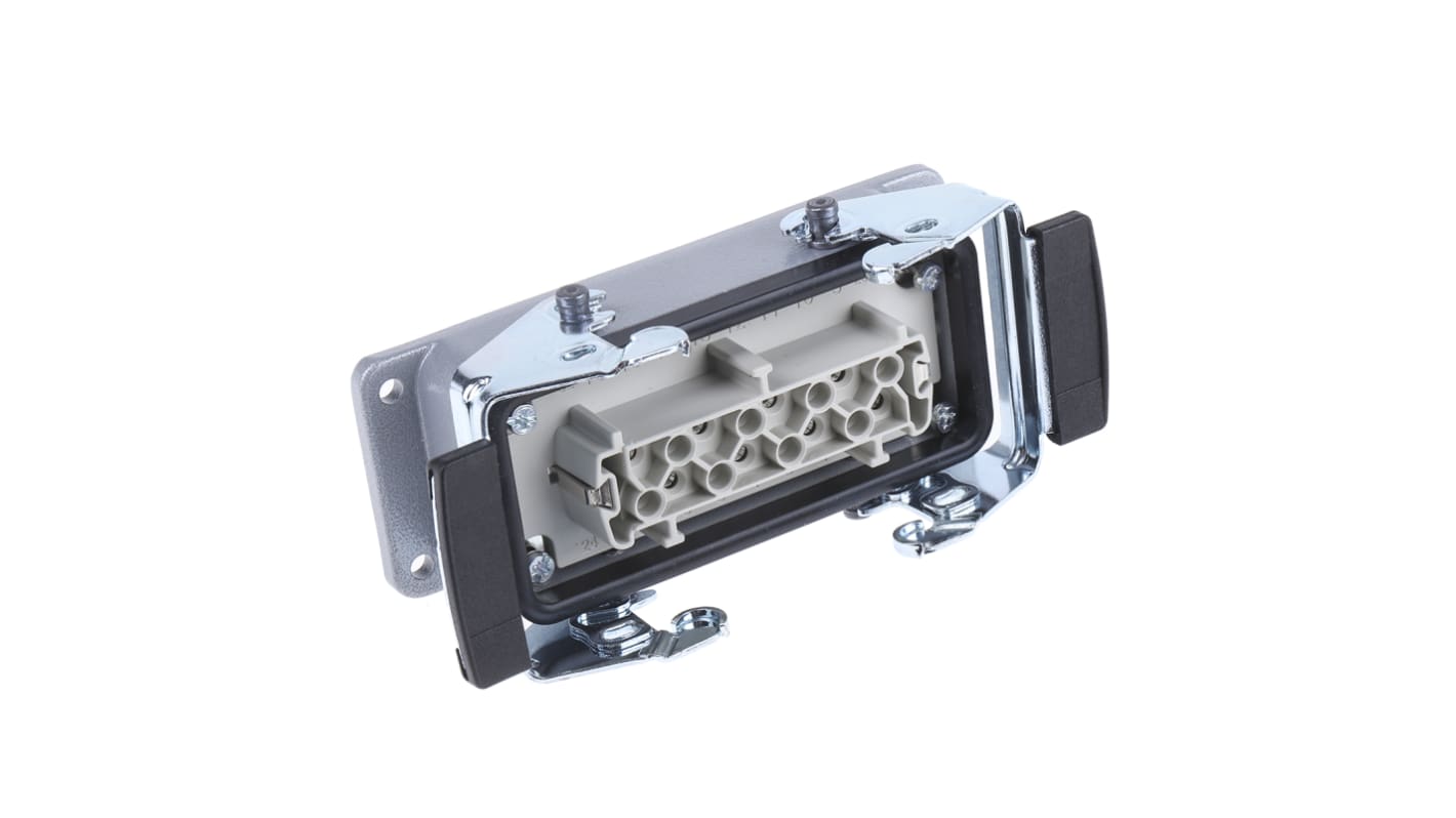 EPIC 16针16A重载连接器母座, 440 V, PG21螺纹, H-BE系列