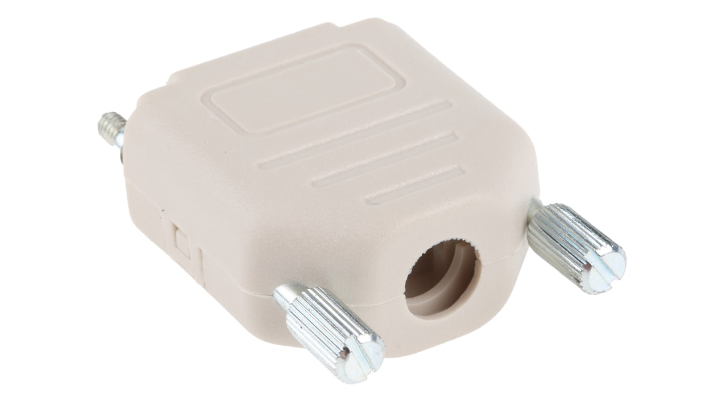 MH Connectors MHDPPK-SLIM Series Polyamide D Sub Backshell, 9 Way, Strain Relief