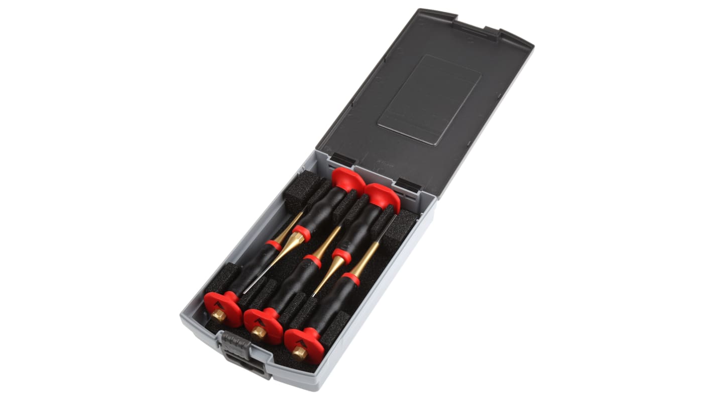 RS PRO 5-Piece Punch Set, Parallel Pin Punch