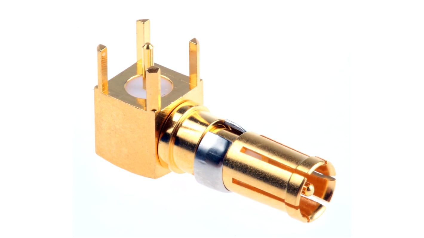 RS PRO Sub-D Steckverbinder Koaxialkontakt, Buchse, Lötanschluss, Kupferlegierung, Gold über Nickel, 2.7mΩ max, Koaxial