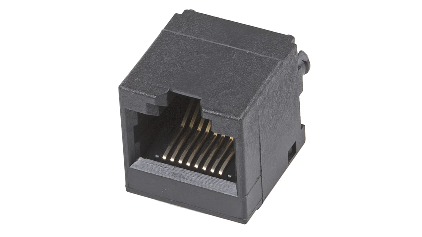 Bel-Stewart SS-65 Series Female RJ45 Connector, PCB Mount, Cat4, UTP Shield 8P8C -Way