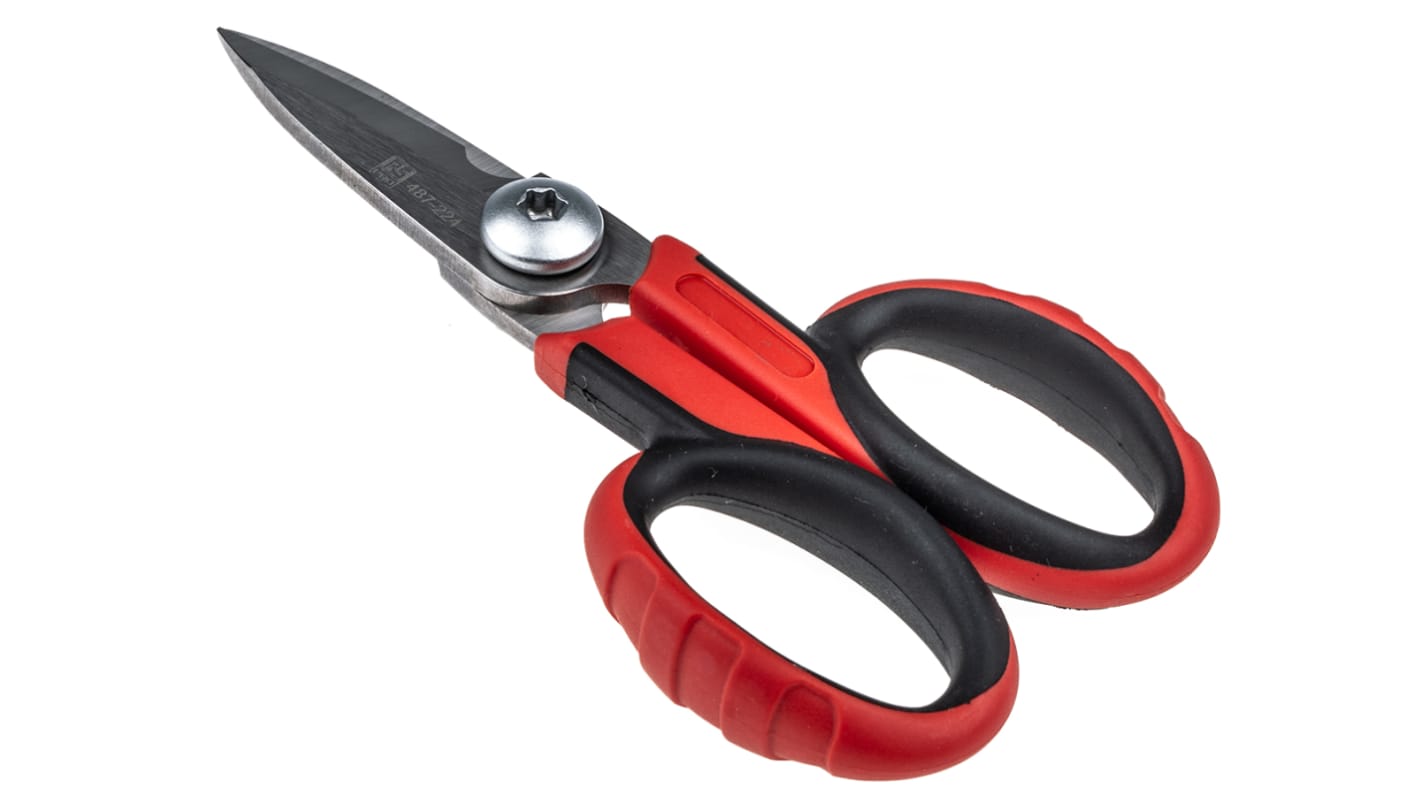 RS PRO 5.5 in Chrome Steel Electricians Scissors