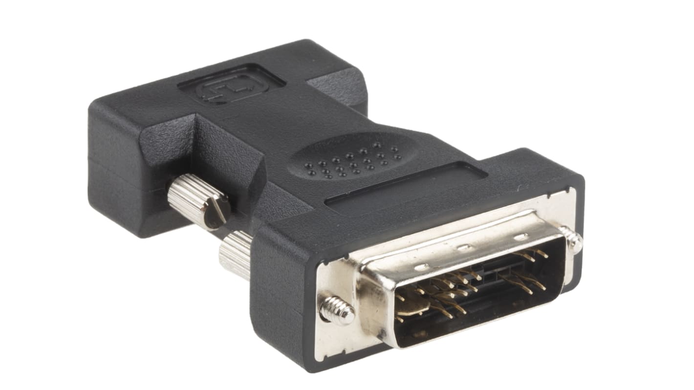 RS PRO Audio AV-Adapter Male DVI - Female VGA, 50mm