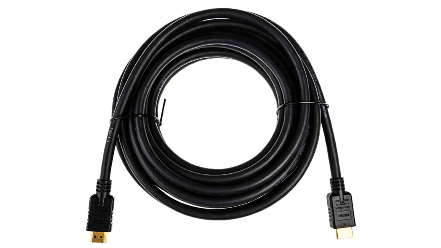 Cable HDMI Negro Belden, con. A: HDMI Macho, con. B: HDMI Macho, long. 7m