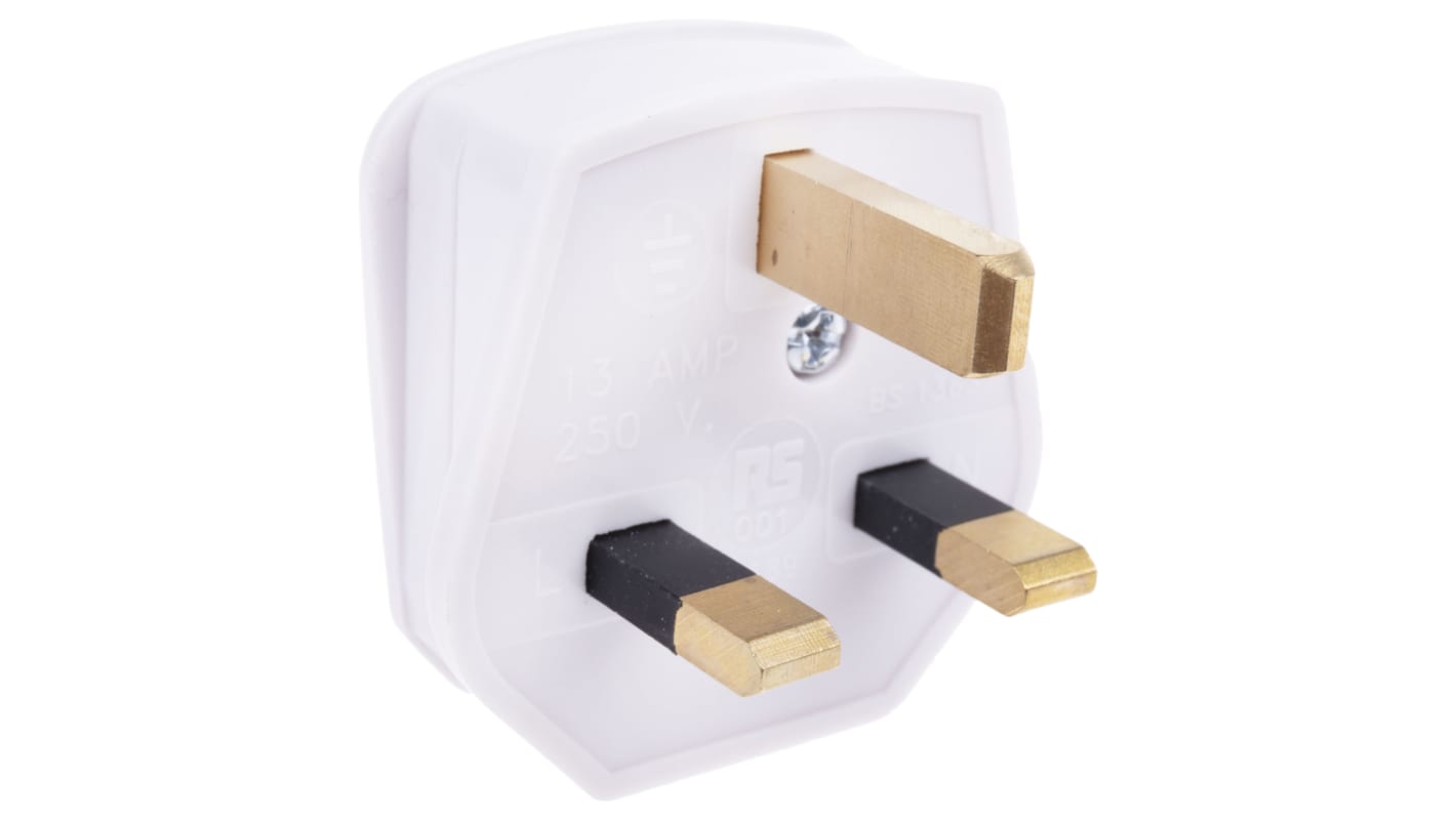 Connettore maschio di rete RS PRO Maschio, UK, Montaggio su cavo, 13A