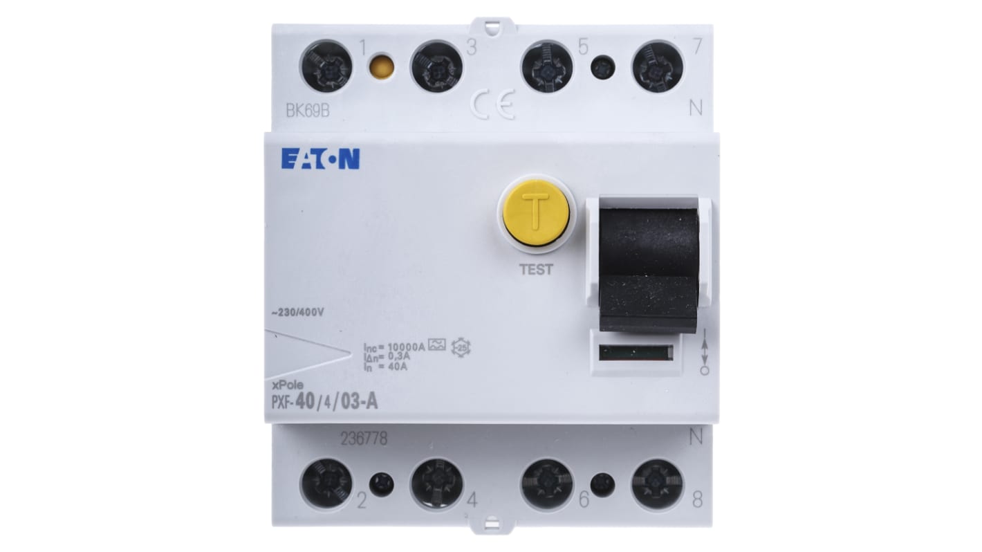 Eaton PXF-A RCCB, 3+N-polig, 40A, 300mA Typ A PXF