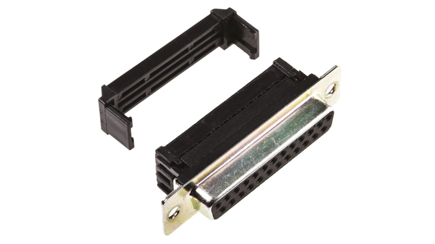 RS PRO 25 Way Cable Mount D-sub Connector Socket, 1.27mm Pitch