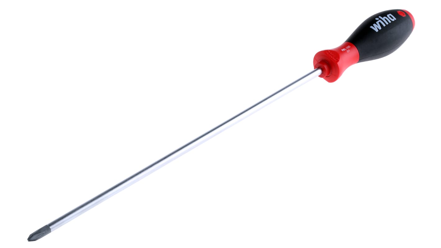 Wiha Phillips Screwdriver, PH2 Tip, 300 mm Blade, 418 mm Overall