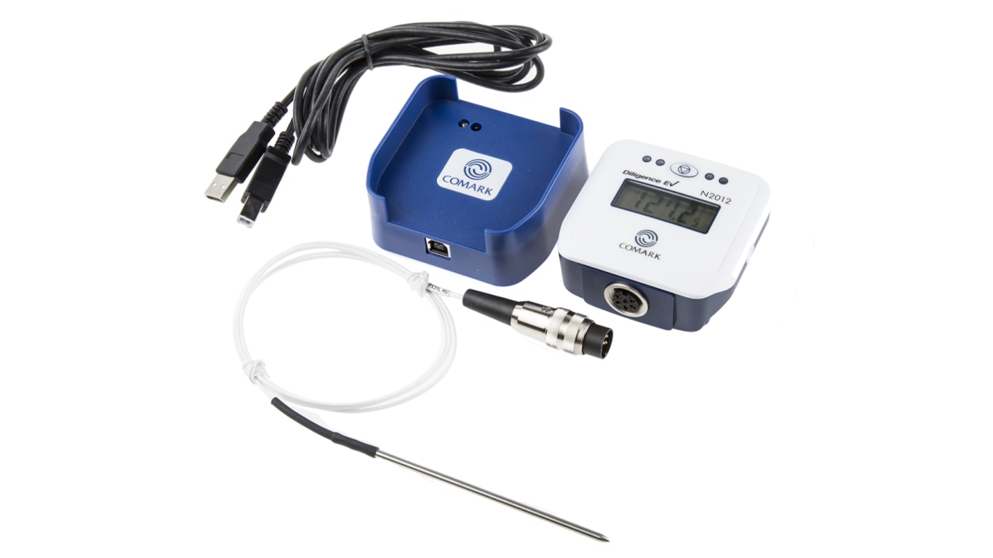 Comark 温度数据记录仪, 5输入, 红外接口, 最大可测+150（外部）°C，+70（内部）°C, N2012 STARTER KIT