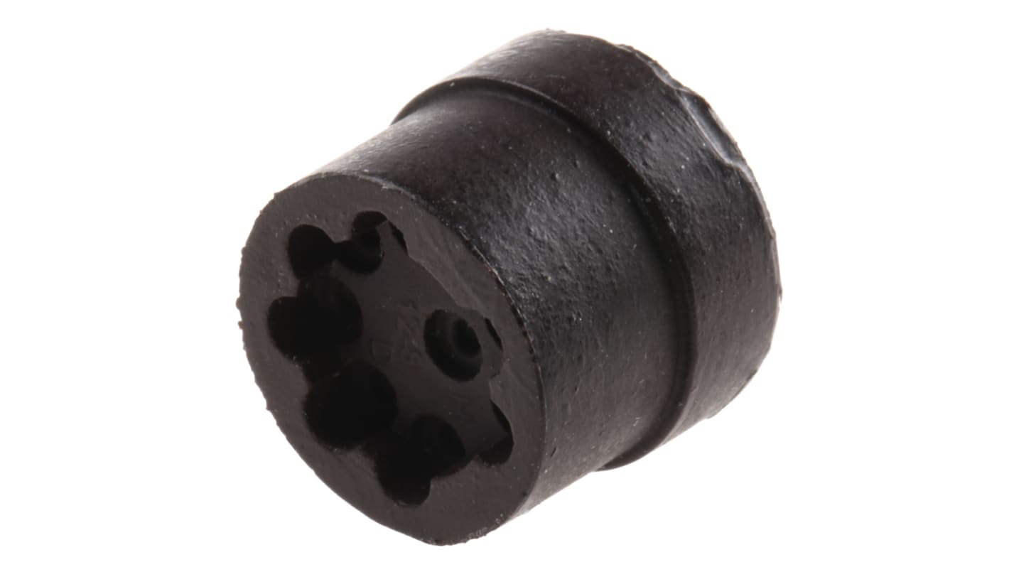 ITT Cannon Black Cable Grommet