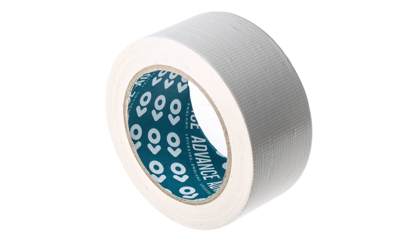 Advance Tapes AT170 AT170 Duct Tape, 25m x 50mm, White, Gloss Finish