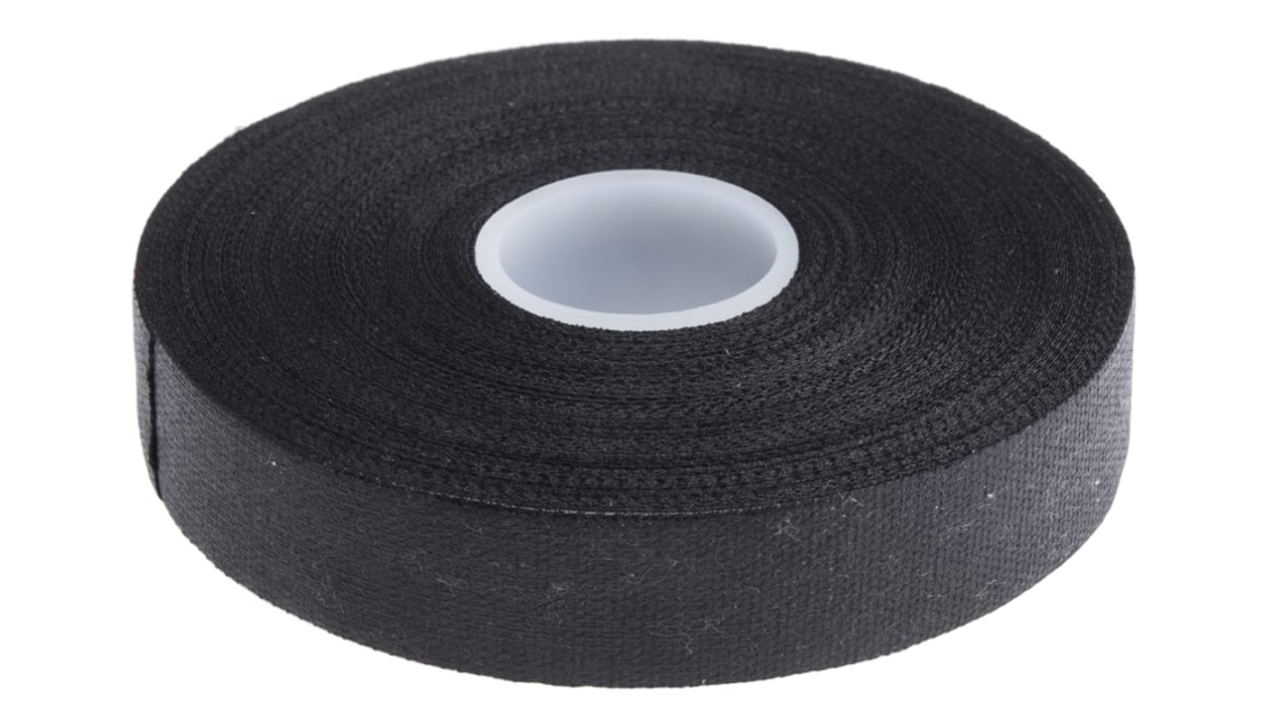 Advance Tapes AT325 Baumwollgewebe Isolierband Schwarz, Stärke 0.35mm x 19mm x 20m, 0°C bis +60°C