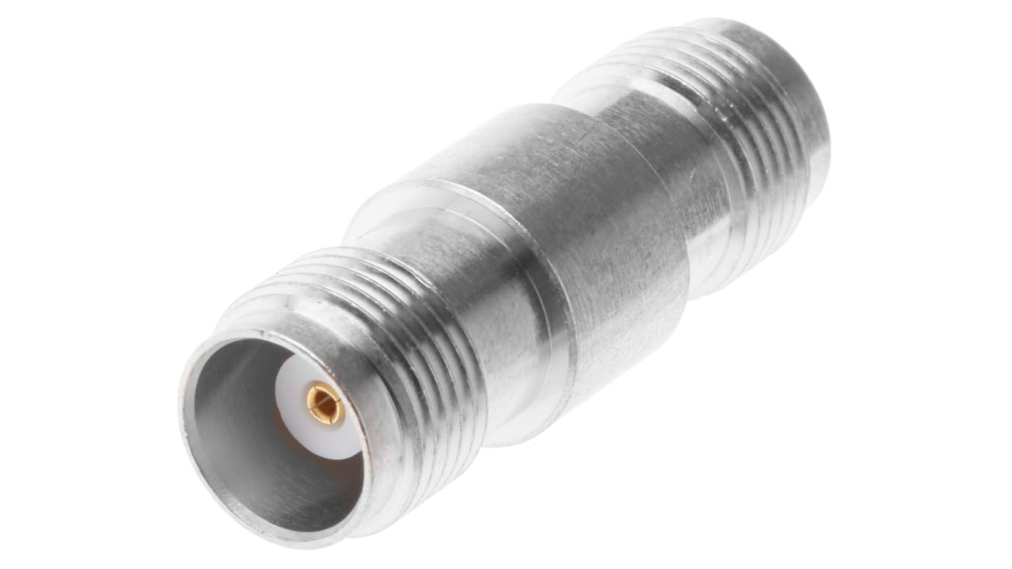 RF adapter Egyenes, 50Ω, Female → Female Normál