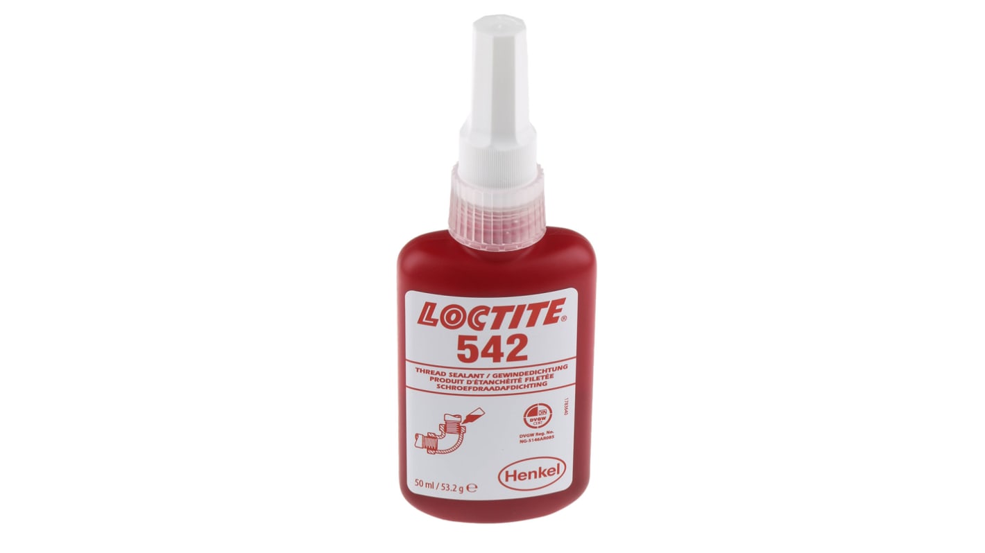 Loctite 542 Pipe Sealant Liquid for Thread Sealing 50 ml Bottle