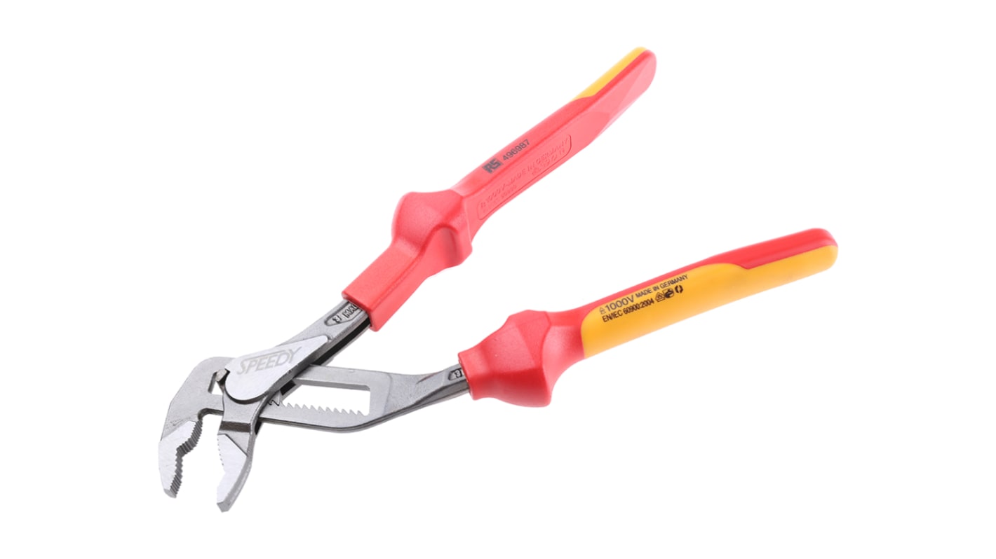 RS PRO Water Pump Pliers, 200 mm Overall