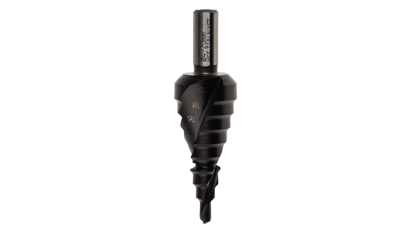 EXACT HSS Step Drill Bit 4mm x 20mm