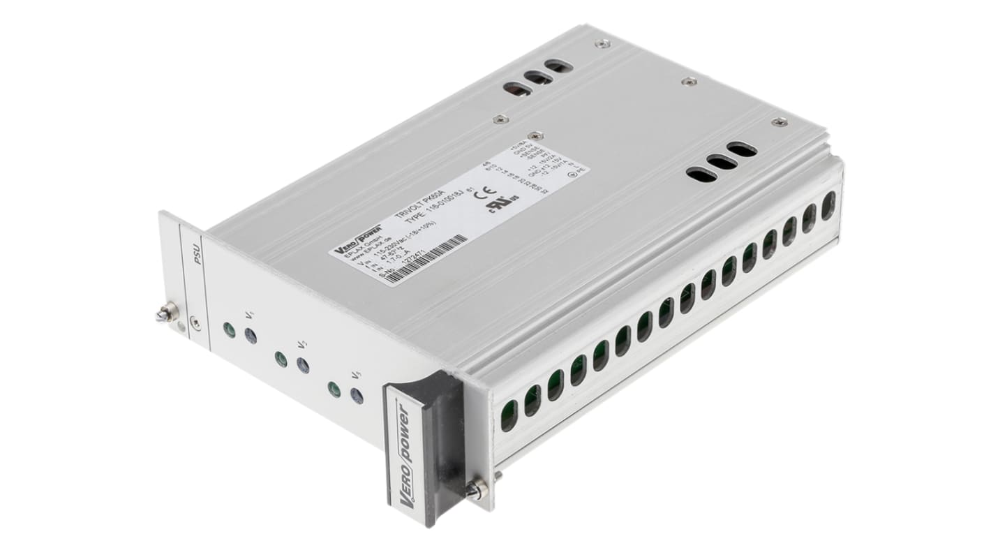 Eplax Switching Power Supply, 116-010018J, 5 V dc, ±15 V dc, 1A, 60W, Triple Output, 94 → 253V ac Input Voltage
