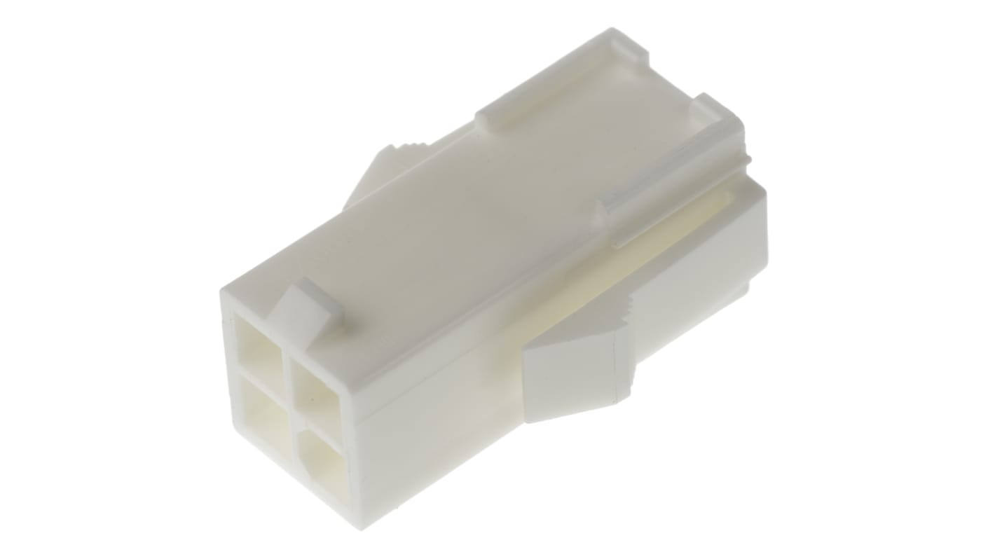 TE Connectivity 线对线连接器插座, 600 V 交流, 9A, 尼龙外壳