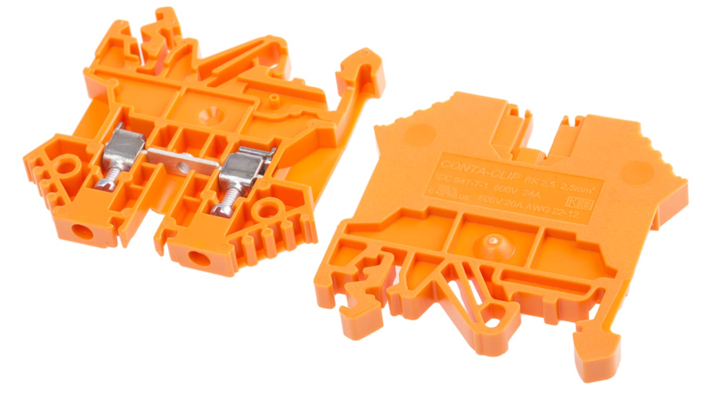 RS PRO DIN レール端子台, 24A 800 V