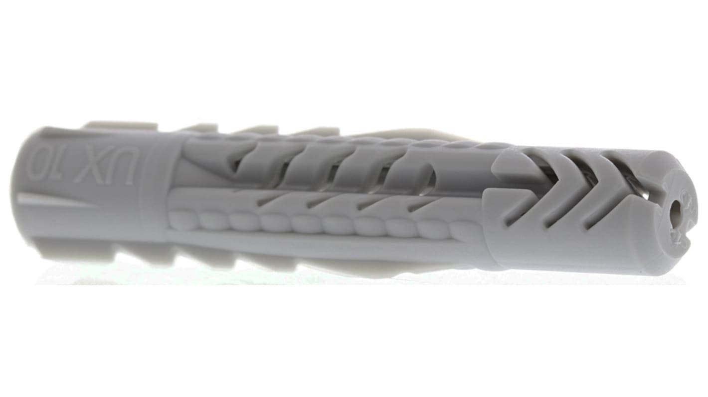 Anclaje de tornillo Fischer Fixings 77871 Nylon, diámetro del orificio 10mm 60mm de largo