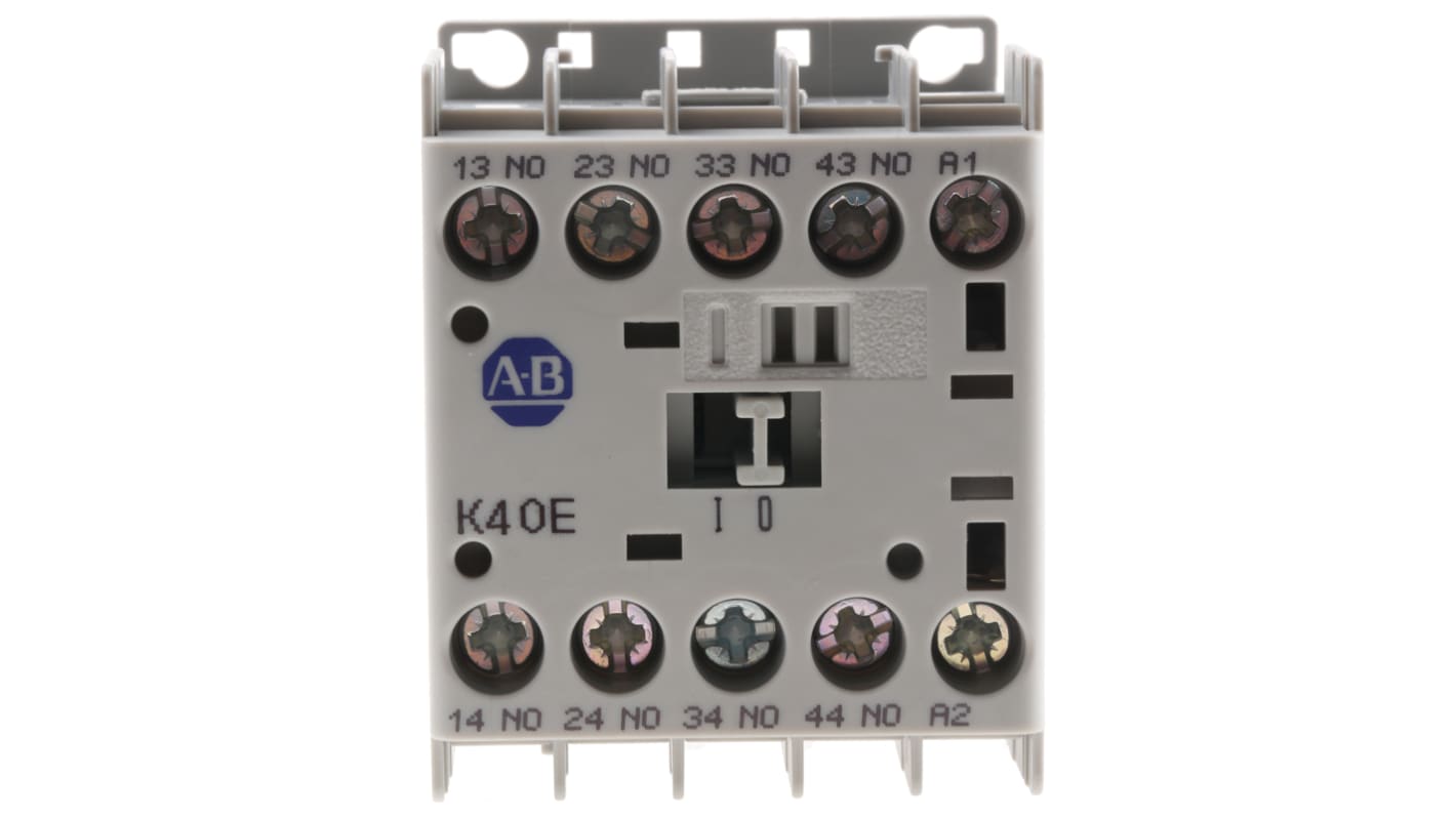 Stycznik 24 V dc Allen Bradley styki: 4 10 A 4NO Śruba 700-K40E-ZJ