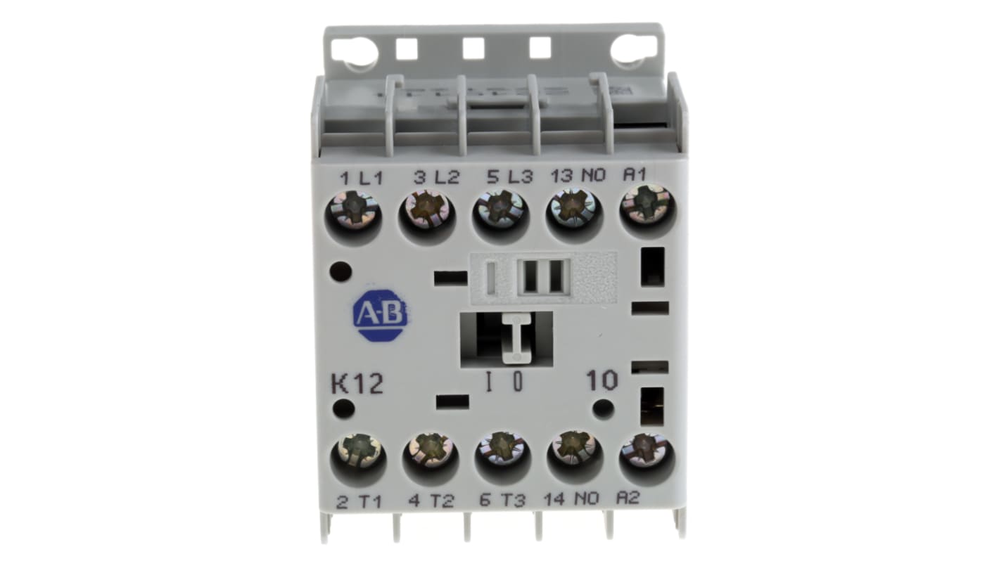 Stycznik 24 V dc Allen Bradley styki: 3 5.5 kW 12 A 3NO Śruba 100-K12DJ10