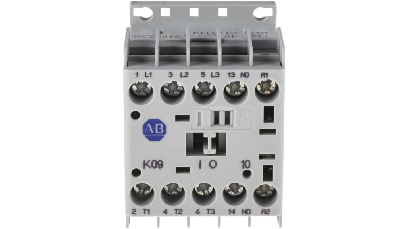 Stycznik 24 V dc Allen Bradley styki: 3 4 kW 9 A 3NO Śruba 100-K09DJ10