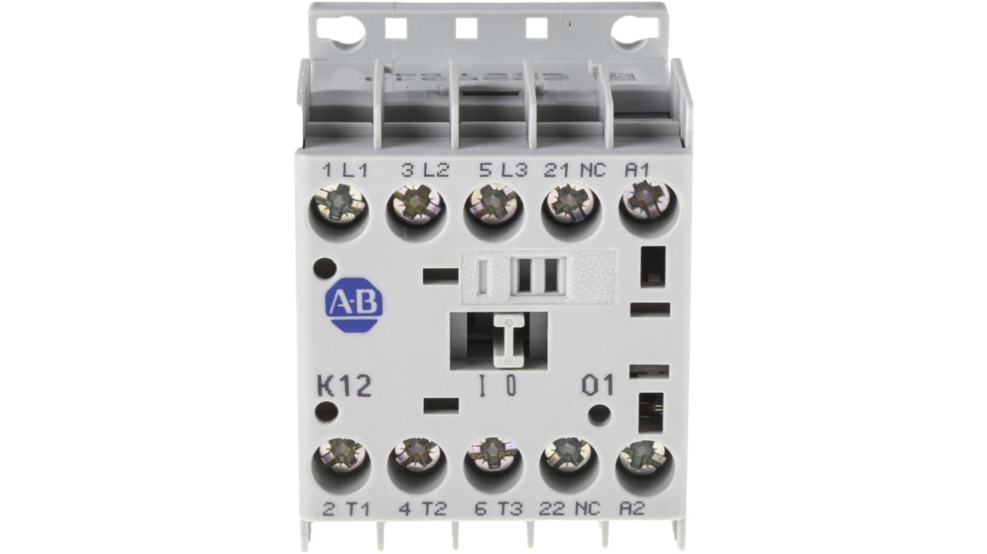 Stycznik 24 V dc Allen Bradley styki: 3 5.5 kW 12 A 3NO Śruba 100-K12DJ01