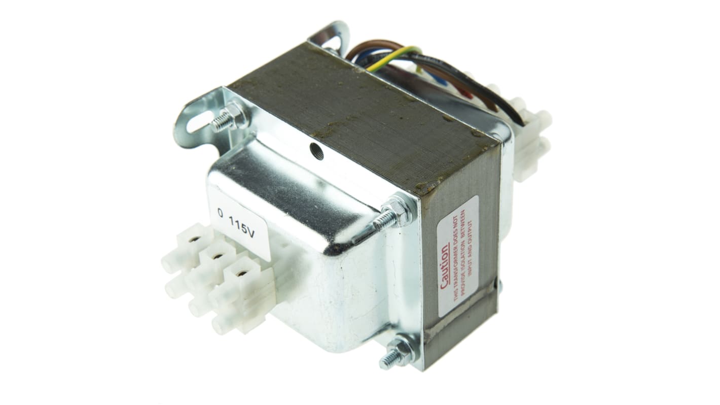 Autotrasformatore Integrato RS PRO, 220 V ac, 230 V ac, 240 V ac (I), 115V ca (II), 100VA