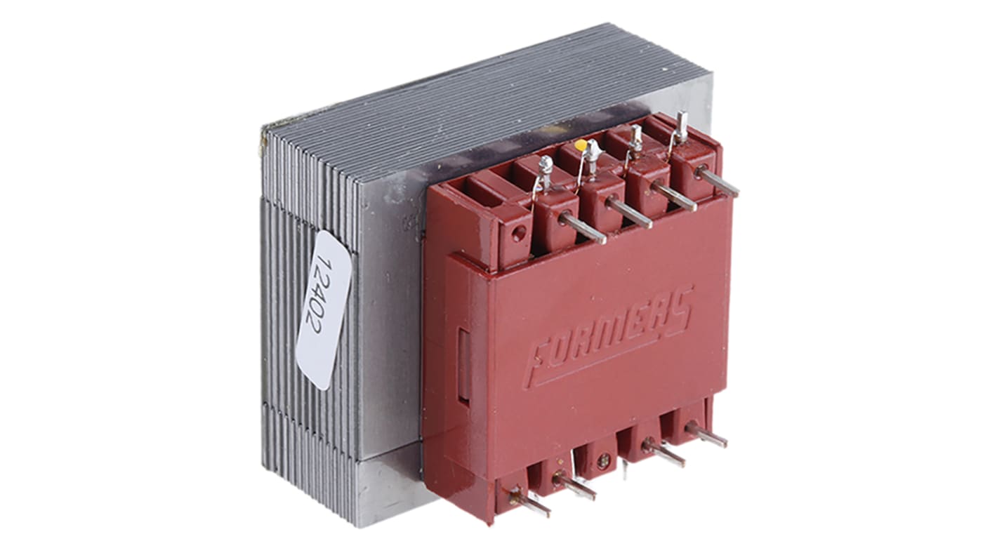 RS PRO 12V ac 2 Output Through Hole PCB Transformer, 3VA