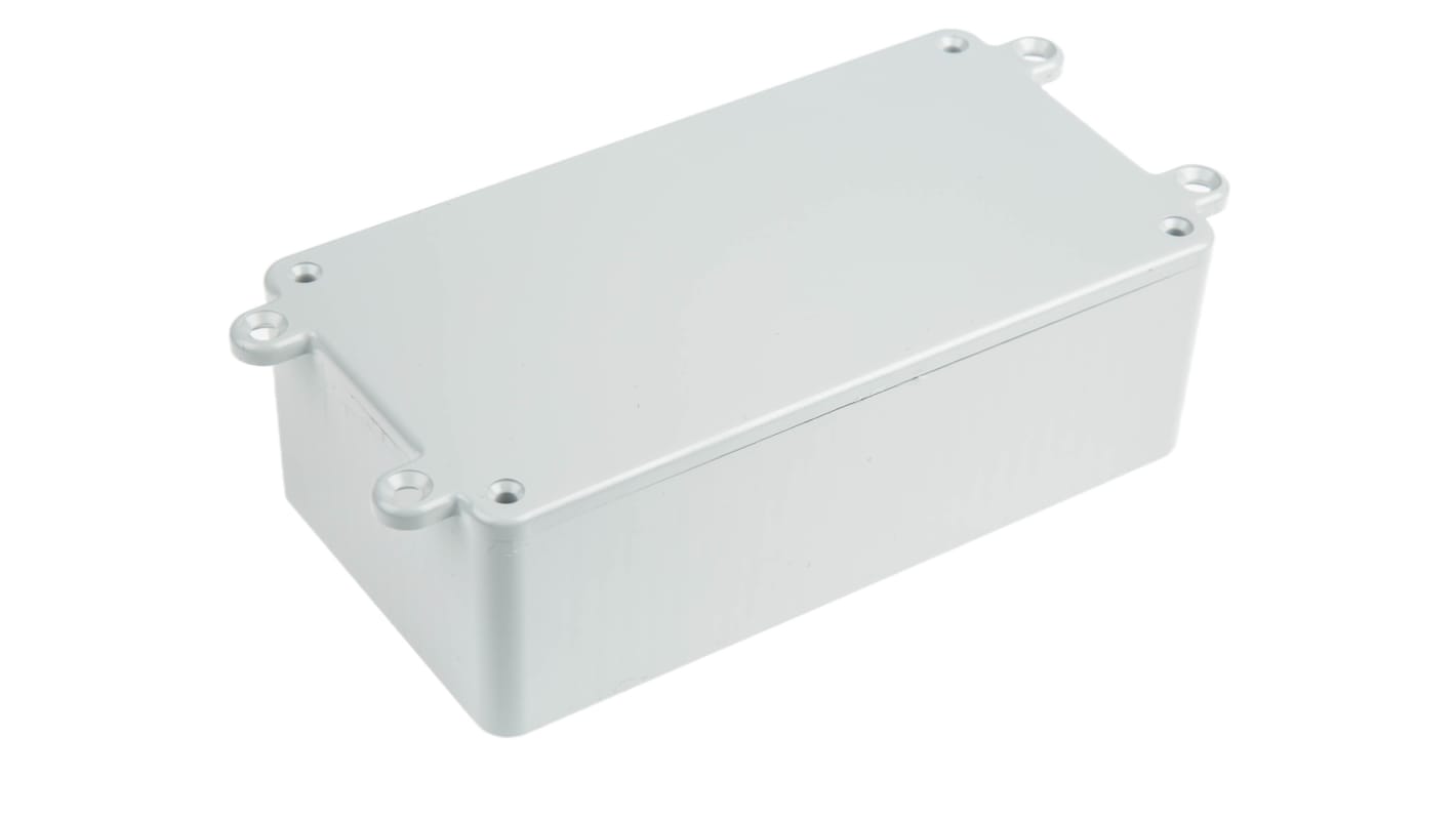 CAMDENBOSS 2000 Series Grey ABS Enclosure, IP54, Flanged, Grey Lid, 132 x 62 x 31mm