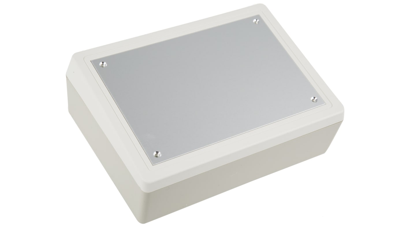 OKW DeskCase 190 Series White ABS Desktop Enclosure, 138 x 190 x 70mm